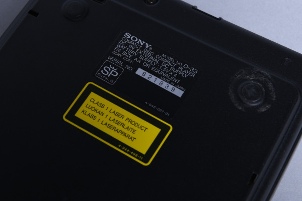 Fotografie {Sony Discman D-33}