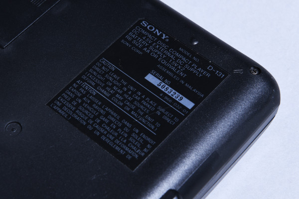 Fotografie {Sony Discman D-131}