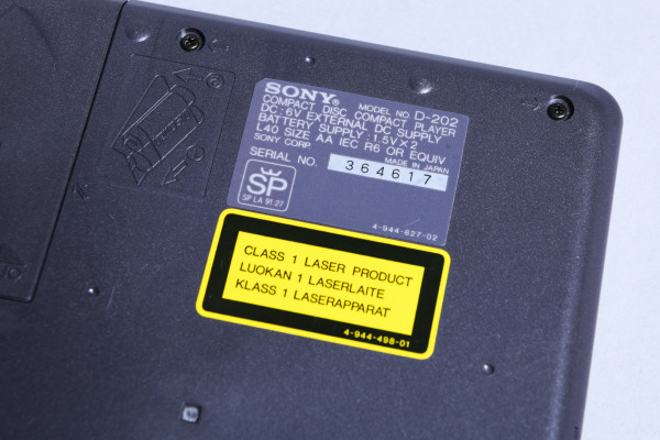 Fotografie {Sony Discman D-202}