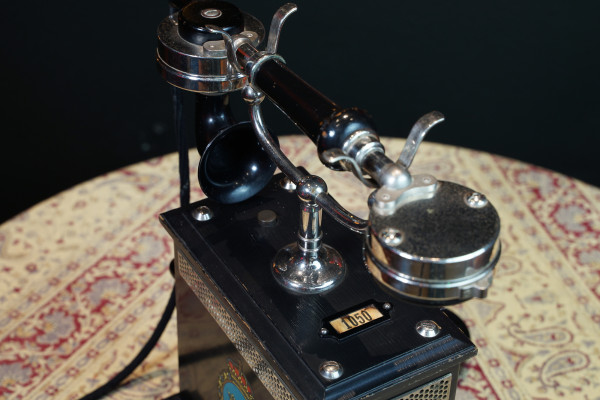 Fotografie {Rikstelefon - Public postal telephone}